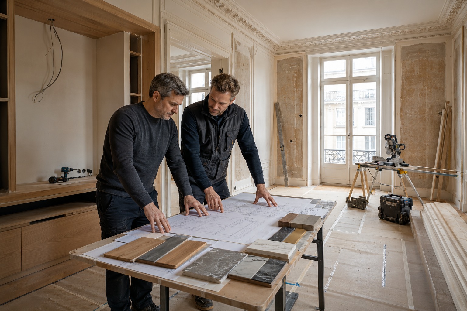 Massivholz-Schränke und gestalterische Innenausbau-Details