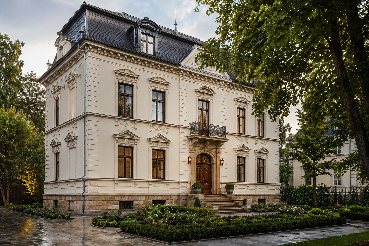 Architektur und Außenraum eines KSD7 Projekts